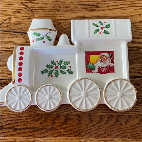 NEW Lenox Vintage Holiday Train Spoon Rest boxed - Picture 2 of 6